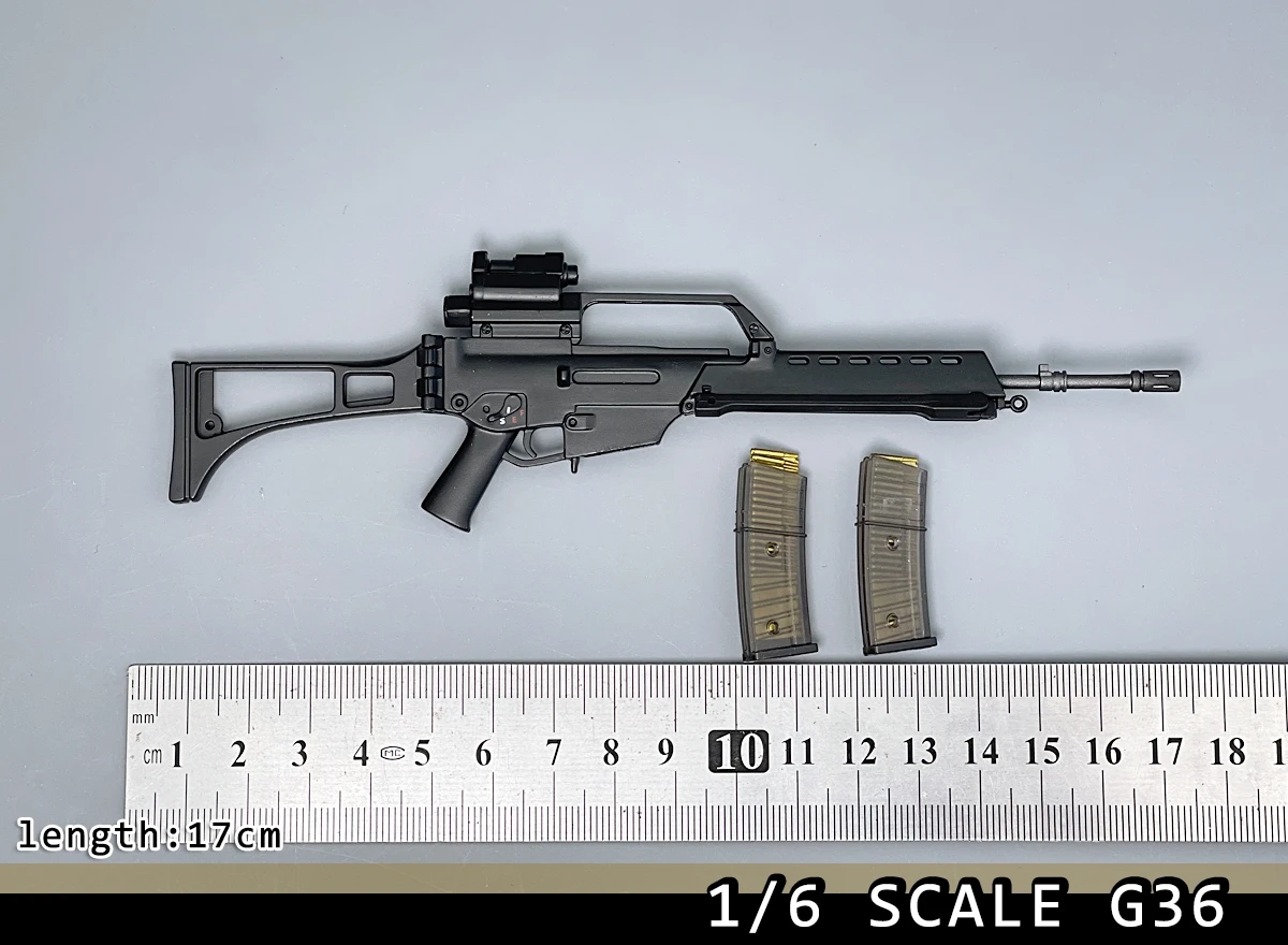 New G36 Rifle 1/6 Scale Soldier Weapon German Army Assault Plastic Material For 12'' Action Figure Model Doll Toys Accessories