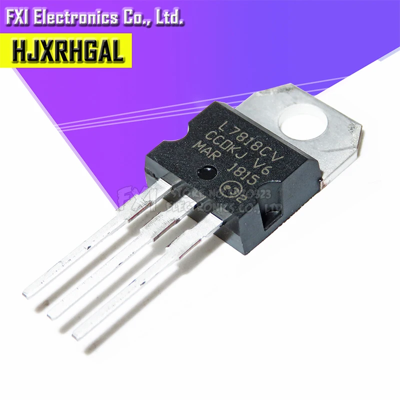 10PCS L7818CV L7818 TO-220 TO220 7818 LM7818 MC7818 stabilivolt voltage-regulator tube New original