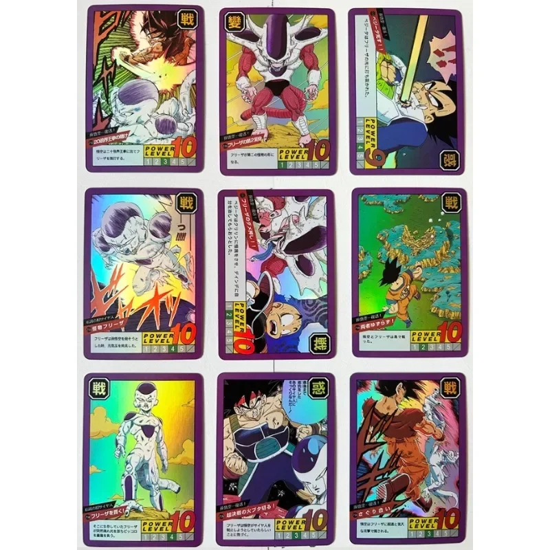 54 Stks/set Drakenbal Vechten Tegen De Vijfde Bom Zelf Gemaakte Refractie Raster Flash Card Anime Klassiekers Spel Collectie Kaarten Speelgoed Cadeau