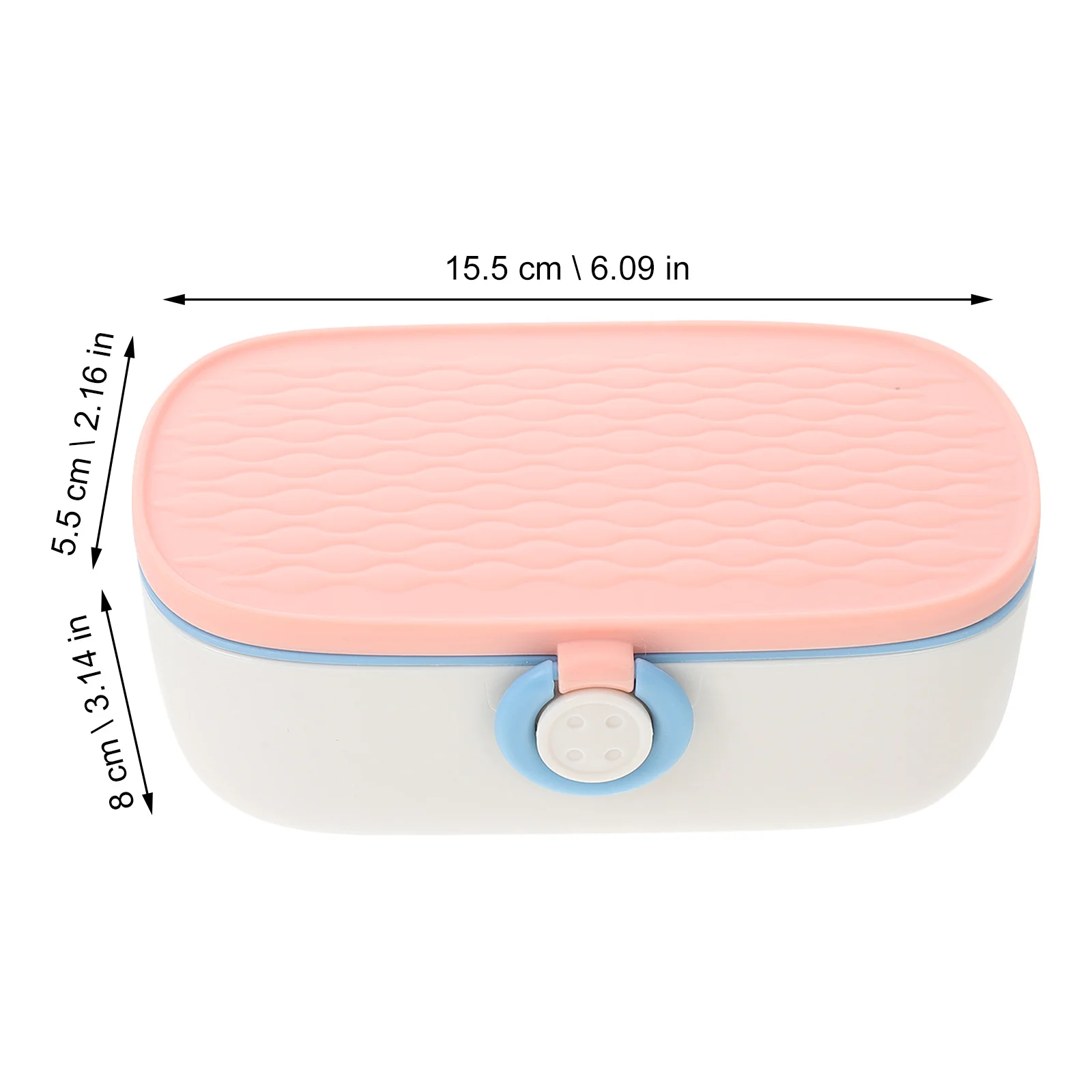 طقم صندوق تطريز محمول منظم خيط الخياطة حقيبة تخزين مضادة للغبار للمنزل والسفر ومستلزمات الخياطة اليدوية باللون الوردي