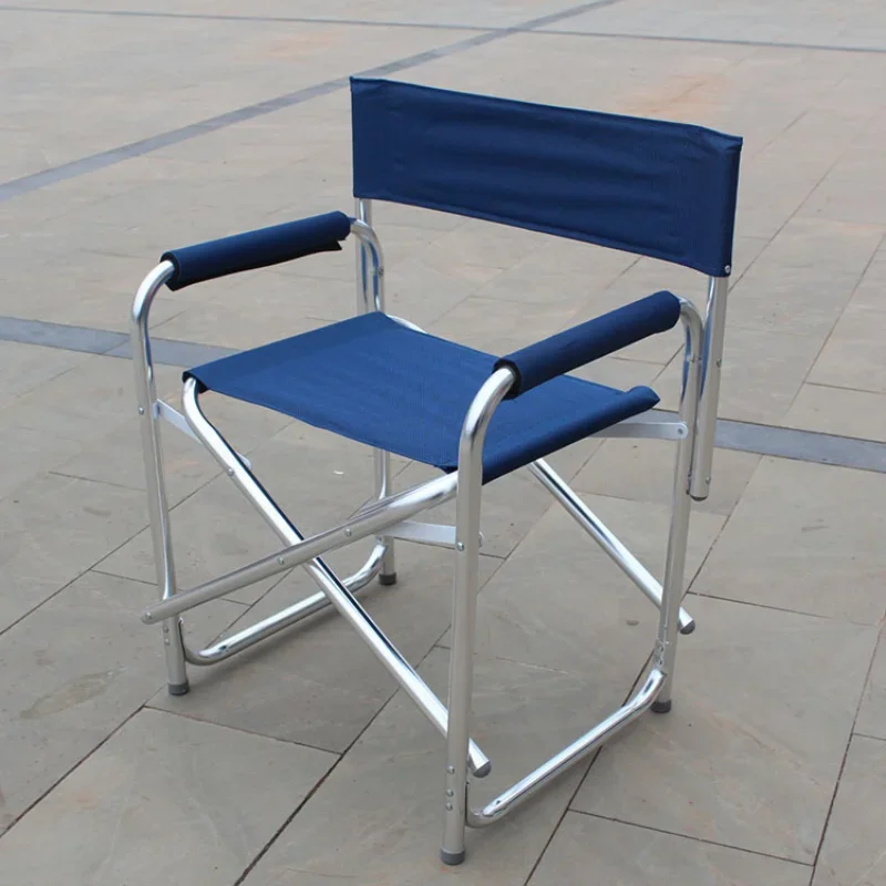 Cheap Folding Director Chair Stable Outdoor Durable Aluminum Tube 600D Oxford with Tray Beach Fishing Chair 65x48x78