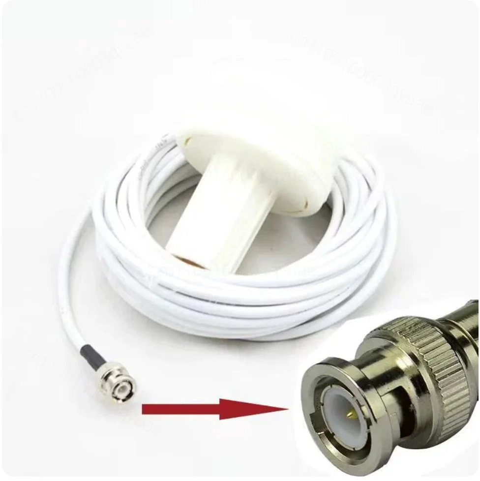 Marine GPS Mushroom Antenna 8M Cable BNC Bayonet Connector / BNC Thread Connector Boat AIS Navigation Satellite Antenna