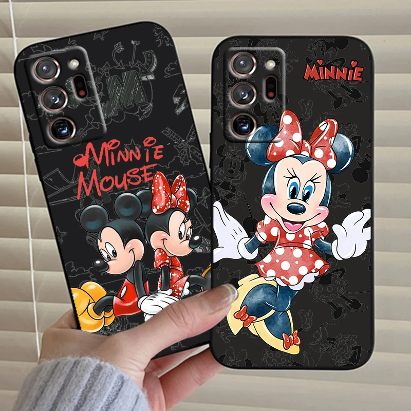 

Disney Couple Mickey Mouse For Samsung Note 20 10 Ultra Plus A31 A14 A12 A70 A34 A25 A04 A05 A15 A24 5G Black Soft Phone Case