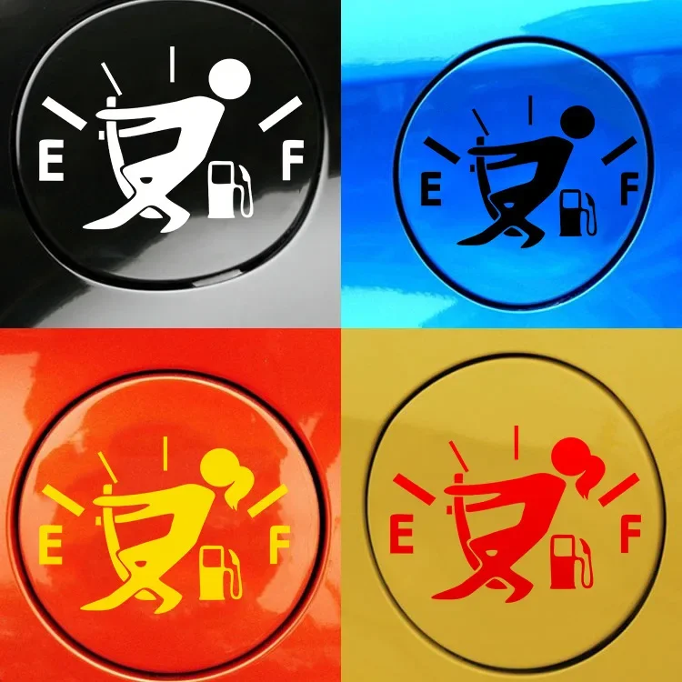 

Decorative Stickers Creative Funny Car Gas Tank Gauge Stickers for VW Golf Audi Peugeot Exterior Accessories