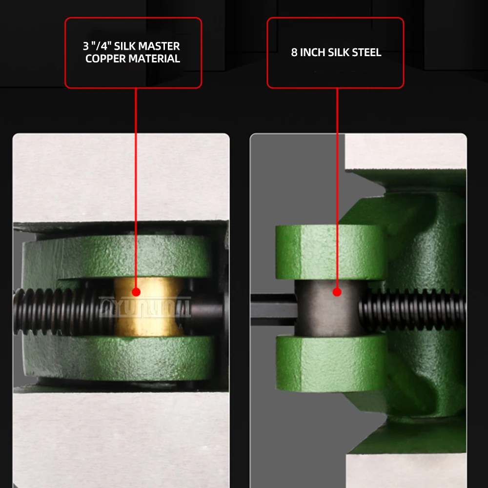 

2025 Milling machine V-Shaped vise 3/4/8 inches flat mouth pliers Vise Clip Round Tubular Object Cylindrical Center vise