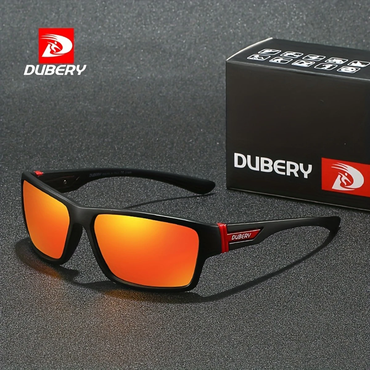 DUBERY Polarized UV400 Protection Sunglasses For Men And Women 6 Colors Model 2071