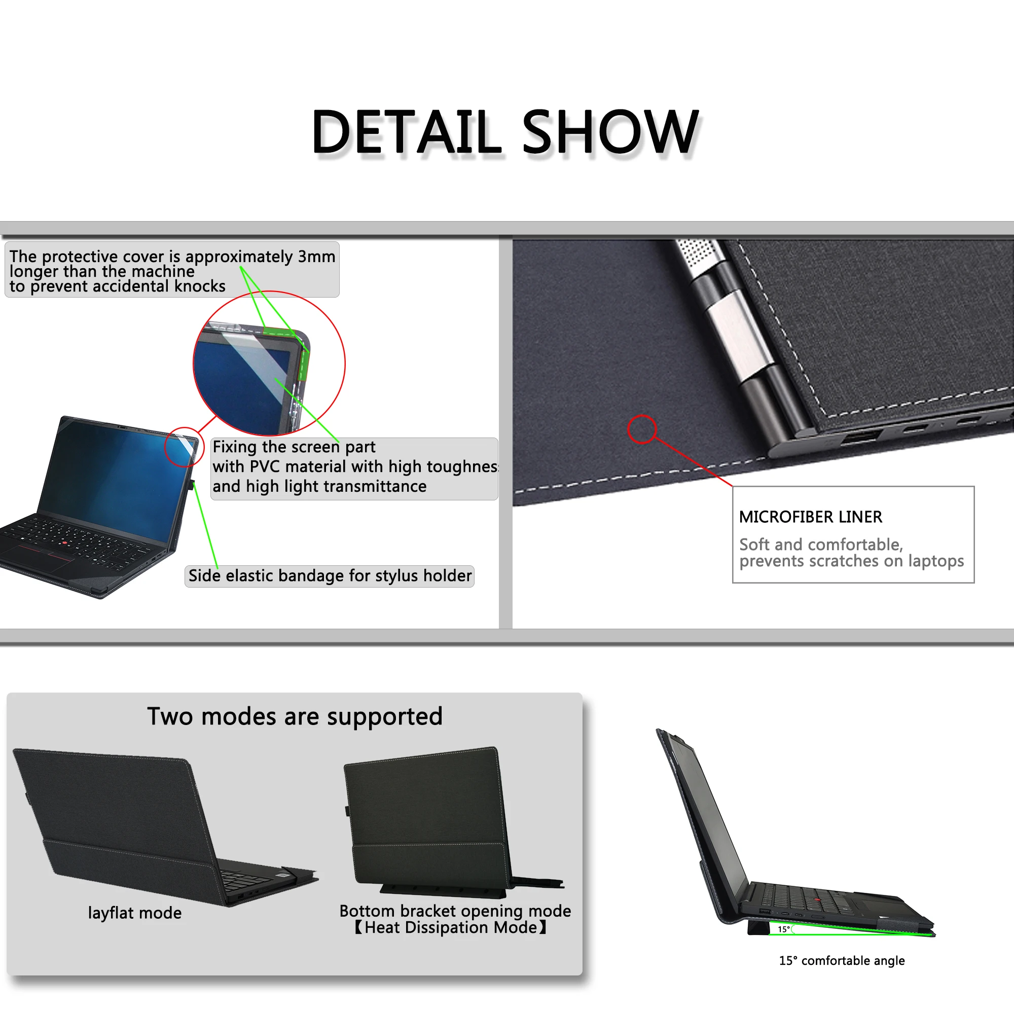 Imagem -04 - Capa para Laptop para Asus Zenbook 14 Luva Protetora pu Vivobook s 14 Oled Ux3405 Um3406 Ux3402 Um3402 S5406 M5406 2023