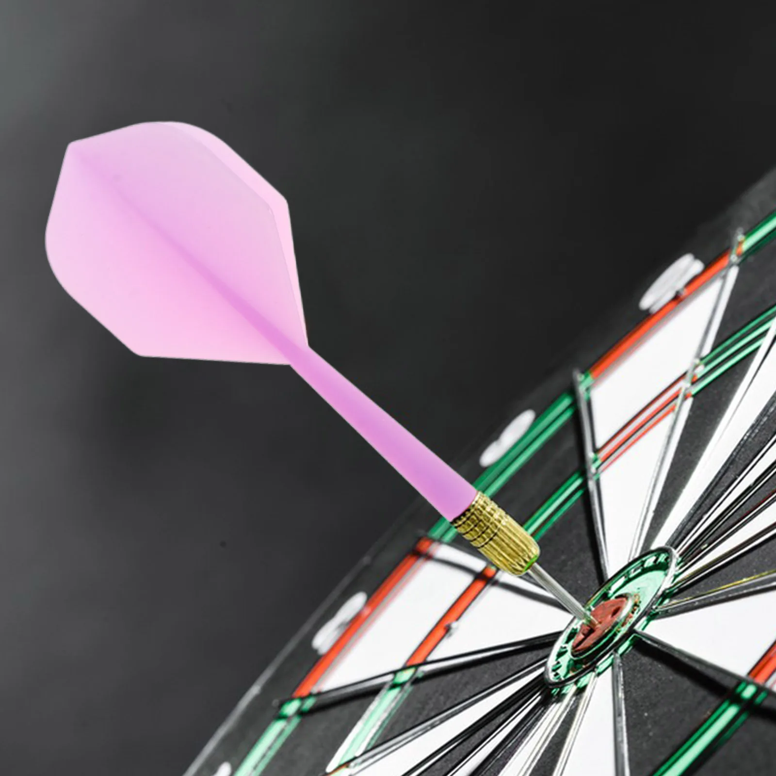 

21Pcs Integrated Plastic Flights Shaft Replacement Parts Durable Flight Soft Tip Accessories Kit for Accurate Throw