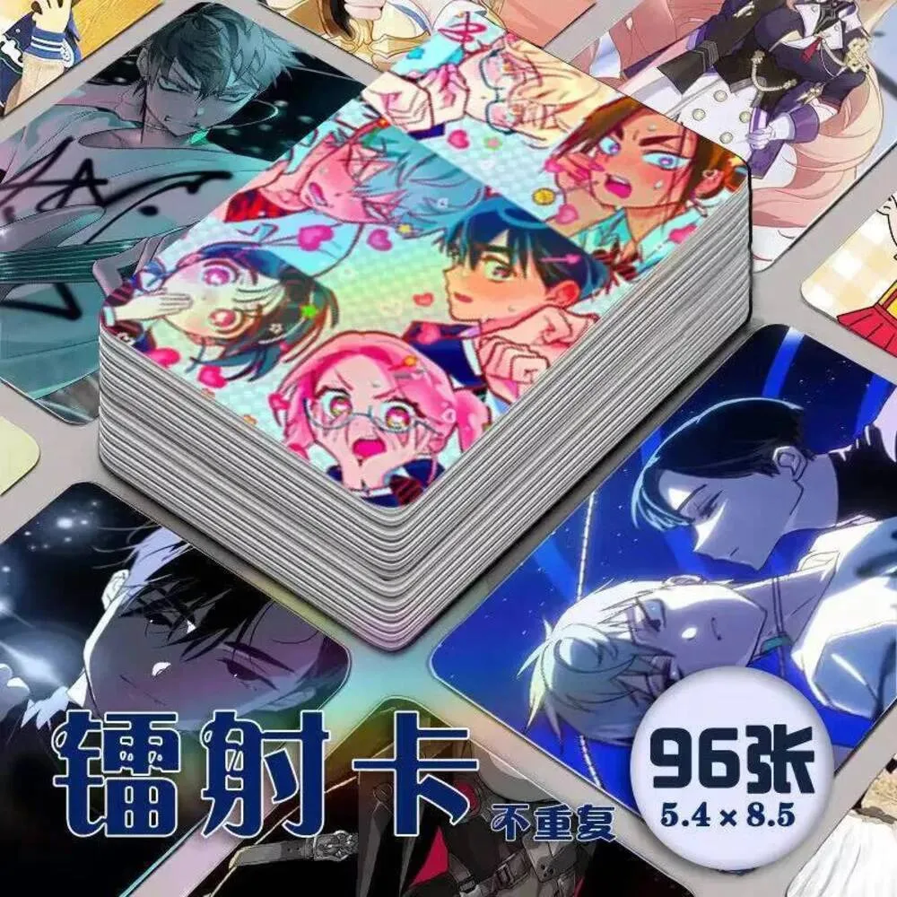 

96 шт. Alien Stage аниме Laser Till Ivan Mizi Luka косплей закругленные углы ЛОМО-карта рождественские подарки для девочек