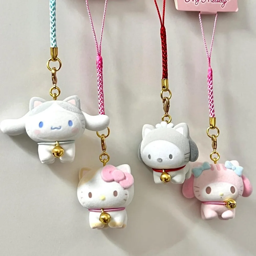Hello Kitty Small Bell Pendant Cute Cartoon Originality Schoolbag Hangings New Fashion Delicate Personality Pendant Gifts