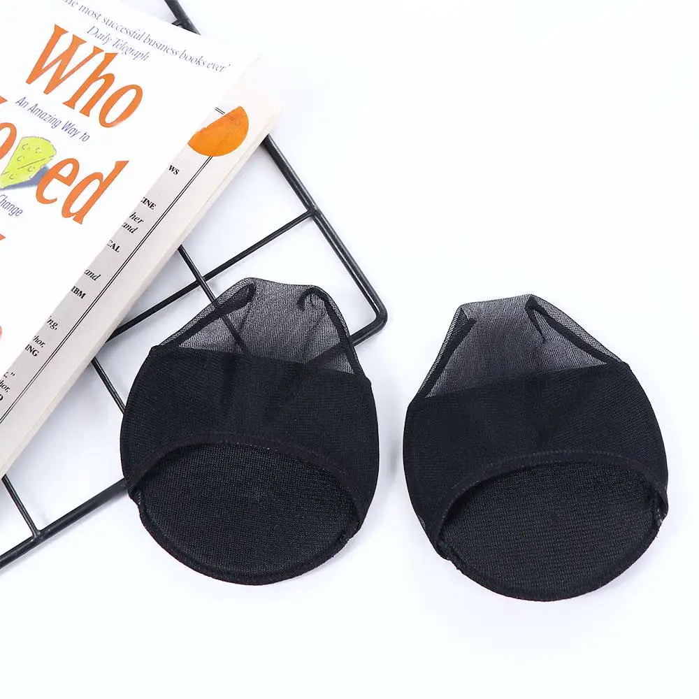 Breathable Foot Pad Anti-Slip Silicone Dotted Girls Forefoot Insoles Half Palm Socks Invisible Socks Women Hosiery