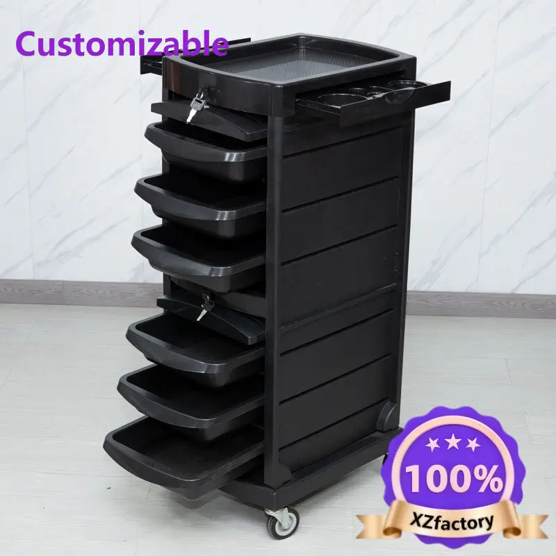 Factory Direct 2026 Top RatedBarber shop hair stylist hair beauty perm and dyeing high-end hair salon special cart