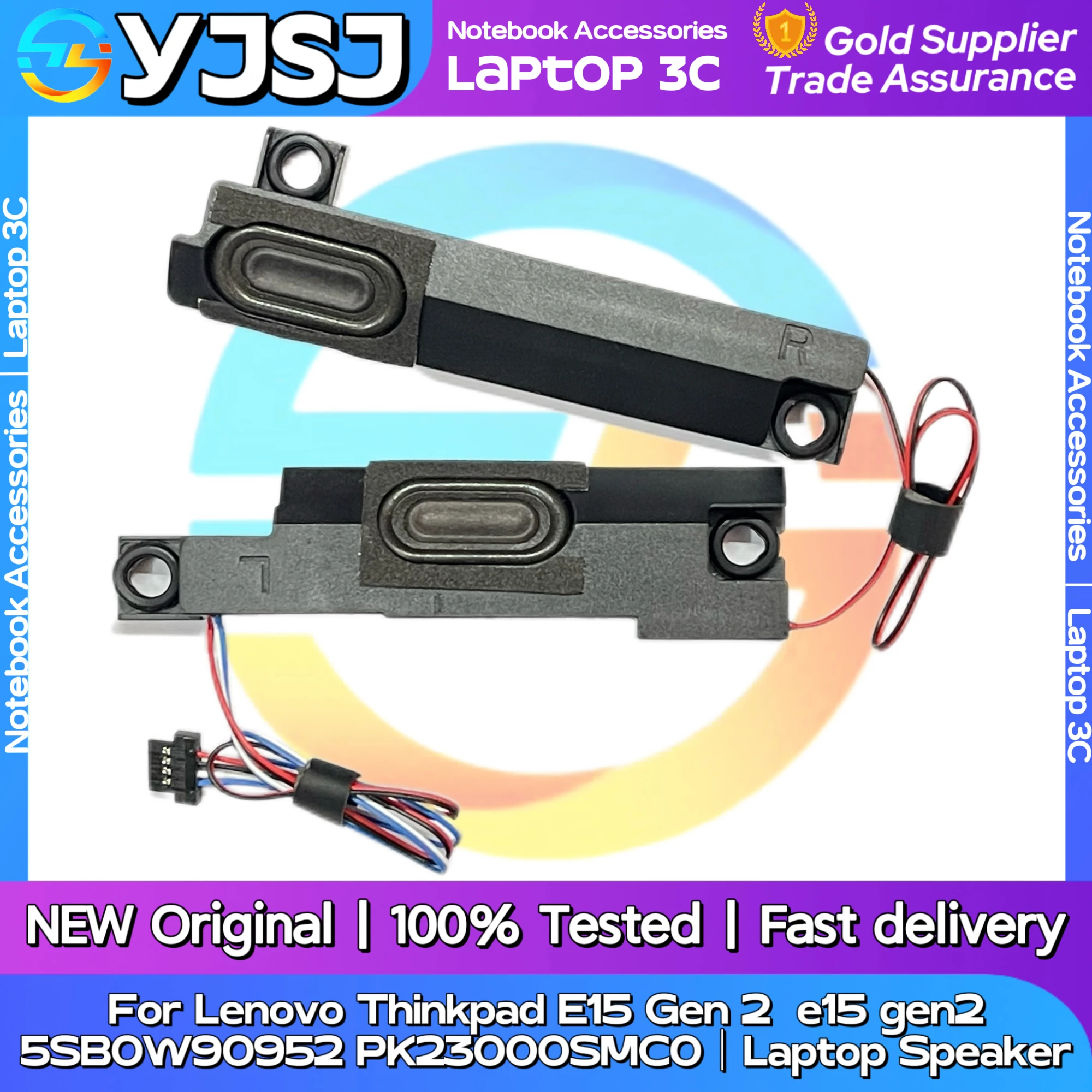 

New GENUINE Original Laptop Speaker For Lenovo Thinkpad E15 gen2 built-in speaker horn audio 5SB0W90952 5SB0W90946
