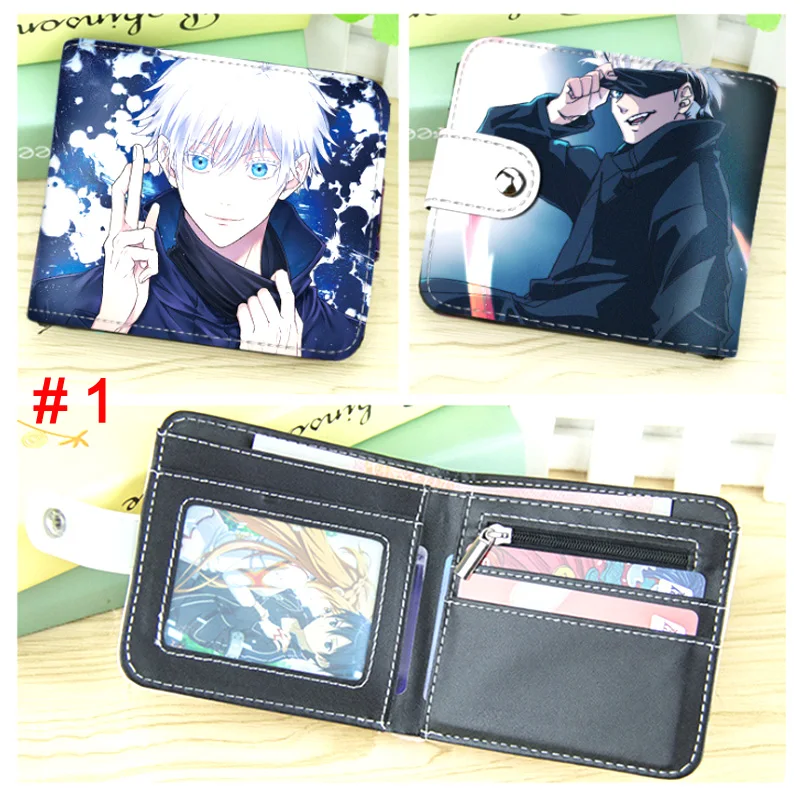 Ka r und Sound Jujutsu Line Satoru Gegenseitige Hilfe Bifold Buch RT Herren Geldbörsen Kojo Yuji Fushiguro Megumi wo Nudeln Karteninhaber Geldbörse – Detail 5