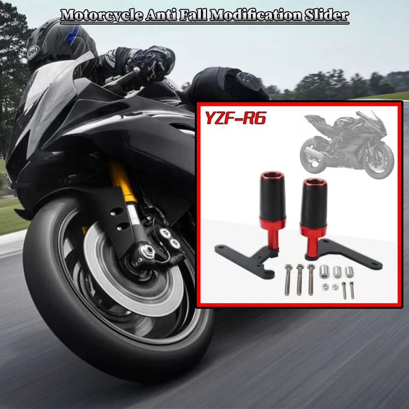 

Motorcycle Falling Protection Frame Slider Fairing Guard Protector For YAMAHA YZF-R6 YZFR6 YZF R6 2017-2023 2022 2021 2019 2018