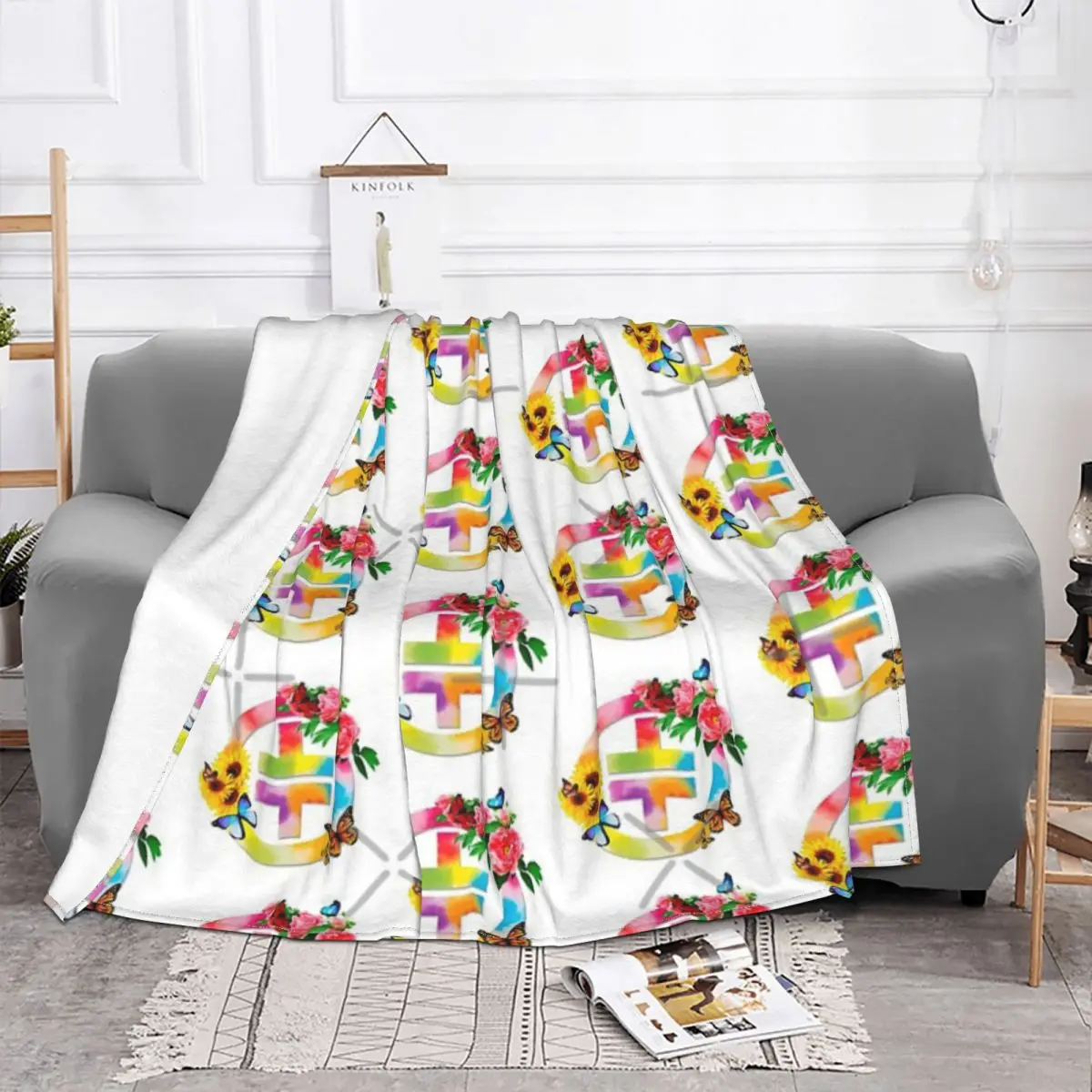 Take That - Wonderland Inspired Blanket Bedspread On The Bed Travel On The Bed