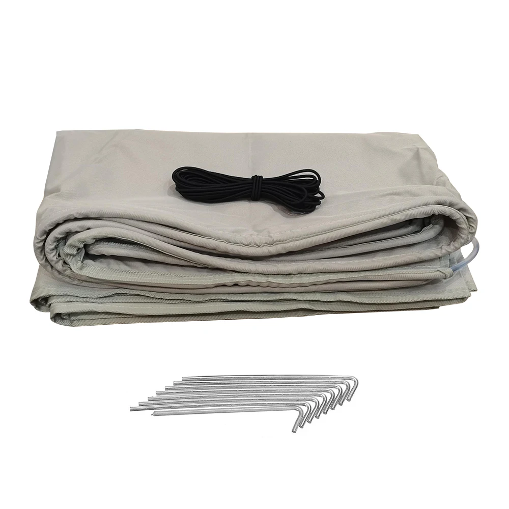 Saia de toldo de 7m x 50cm com arco de roda cobre otários acessórios à prova d'água para caravana motorhome campervan