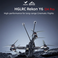 HGLRC Rekon Y6 O4 PRO 5inch Long Range Quad - F722 40A O4 Air Unit Pro 2004 1800KV 6S