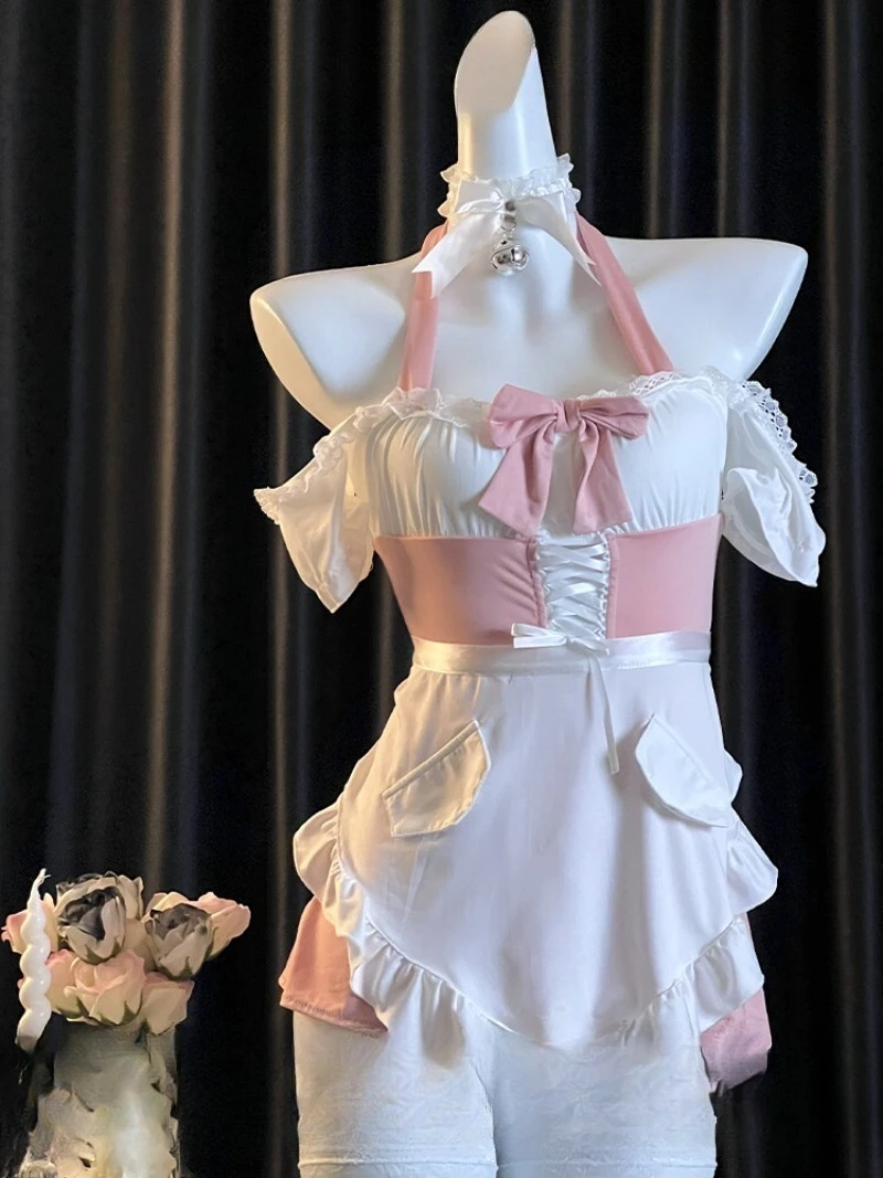 

Cute Maid Outfit for Women,2026 Sexy Cosplay Lingerie,Pure Desire Date Dress,Hot Girl Roleplay Uniform,Romantic Sleepwear