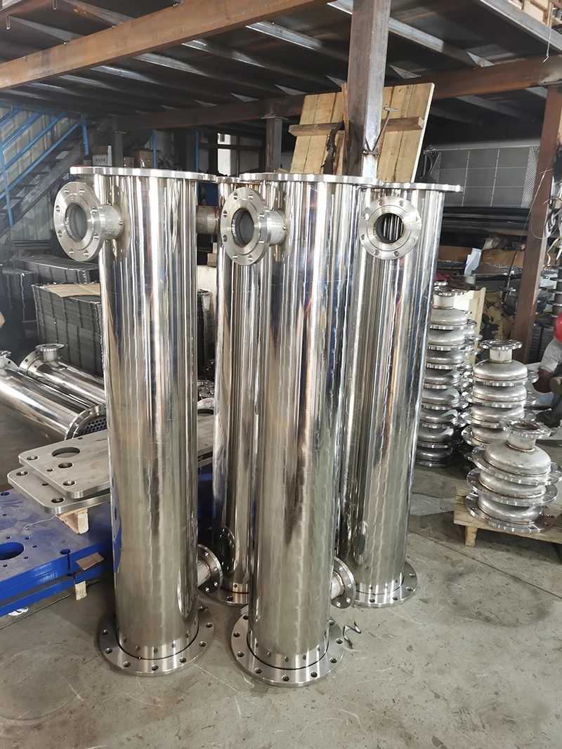 SS304 Stainless Steel Shell and Tube Heat Exchanger Fixed Tube Bundle for Fresh Water and Ordinary Oil Cooling