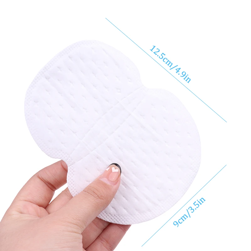 50Pcs Unisex Sweat Pads Summer Deodorants Underarm Anti Perspiration Sweat Pads Disposable Armpit Absorb Sweat Shield Pads