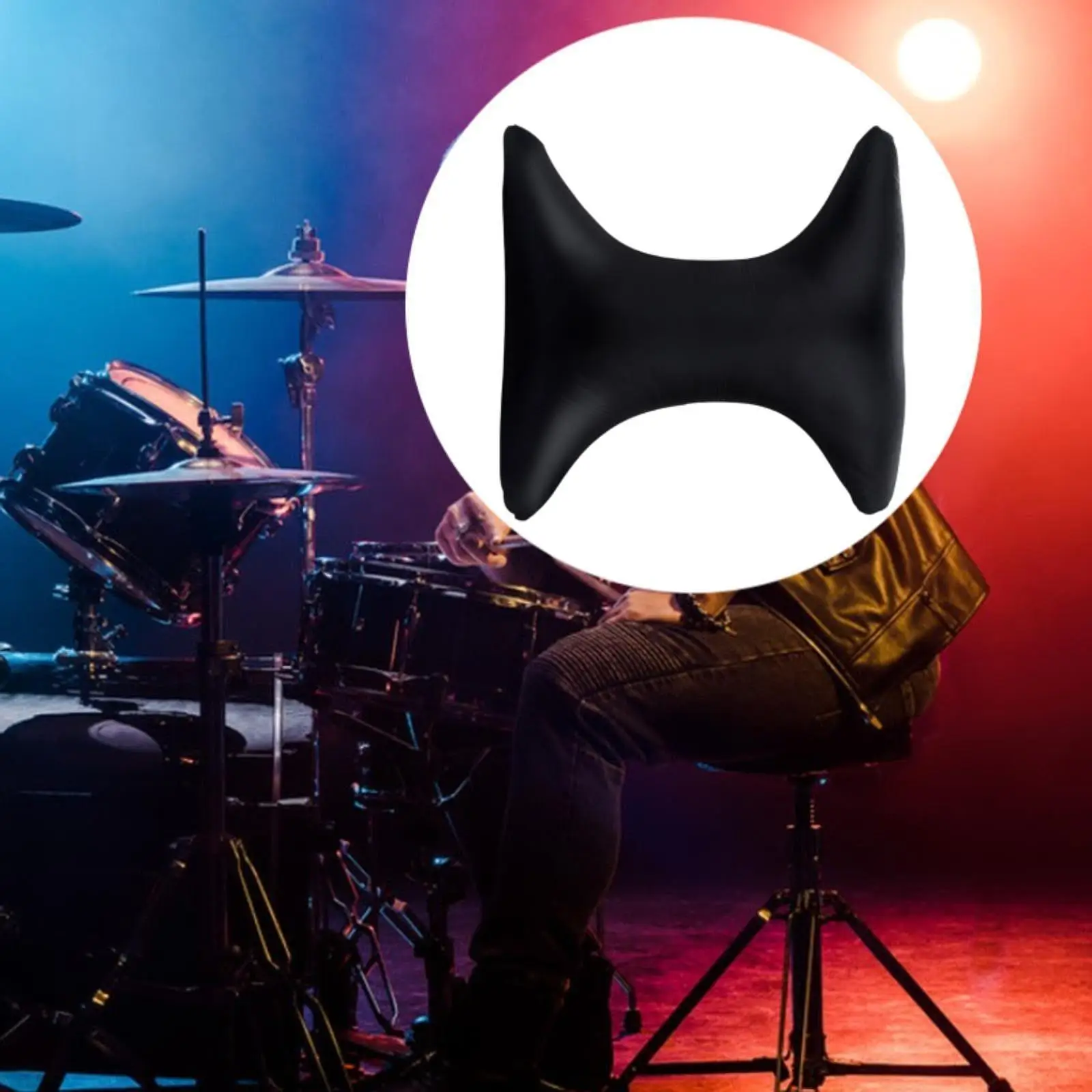 Fabric Damping Drum Pillow Percussion Drum Sound Absorber Drum Dampener for Drum Set Practice