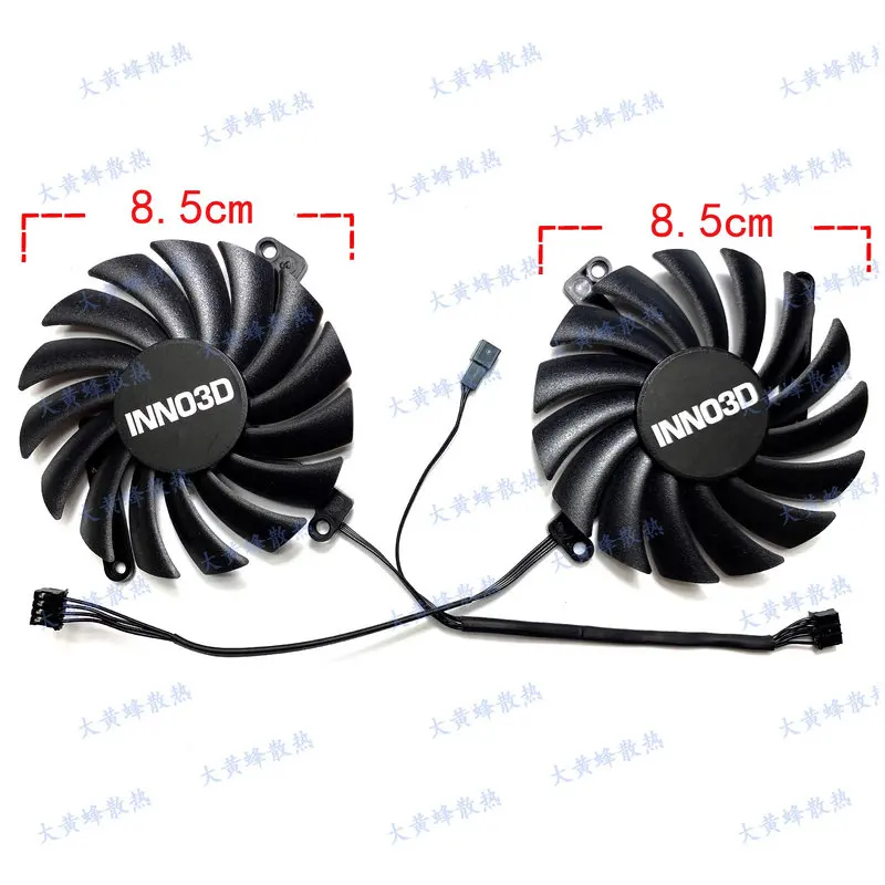 New Cooling Fan for INNO3D RTX3070 LHR 8GB TWIN X2 Graphics Card CF-12910S