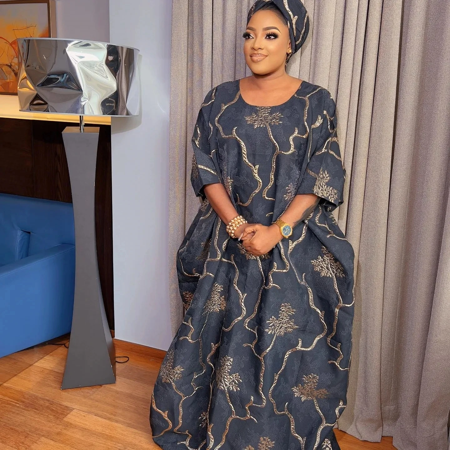 

2026 Latest High Quality African Nigerian With Tulle Sewing Guipure Lace Fabric Embroidery Dresses Sequins cotton 5Yards XL169