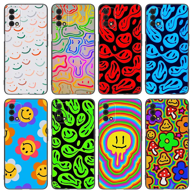 Indie Kid Silicone Phone Case For OPPO Reno 10 11 Pro A55 A57 A58 A72 A74 4G A98 5G A15 A16 A17 A38 A54 A76 A94