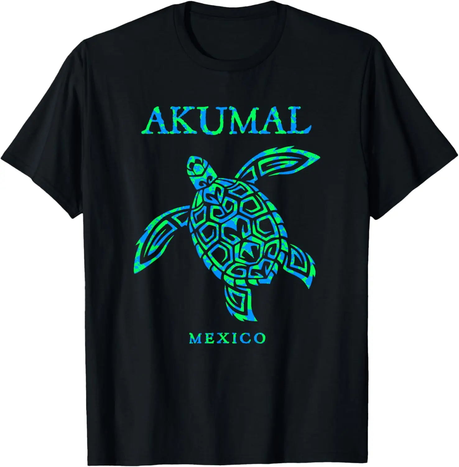 Сувенирная футболка для мальчиков и девочек Akumal Mexico Sea Turtle Vacation