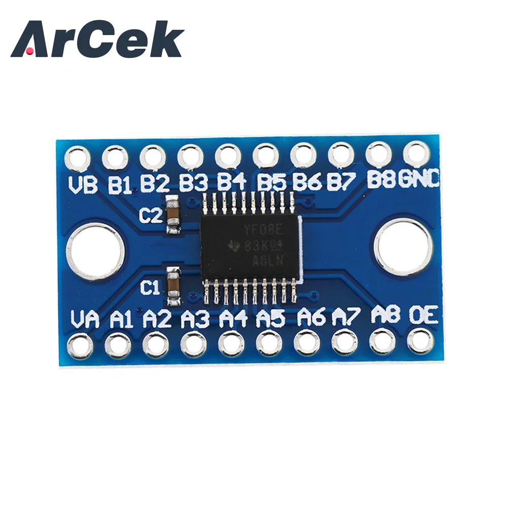 5pcs TXS0108E 8 Channel Logic Level Converter Module TTL Bi-Directional Mutual Convert 3.3V 5V for Arduino Raspberry Pi TXB0108