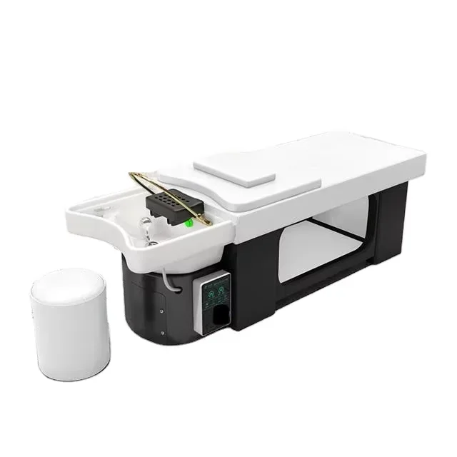 

SENZHI New PP material shampoo bed massage bed with water circulation system fumigation machine