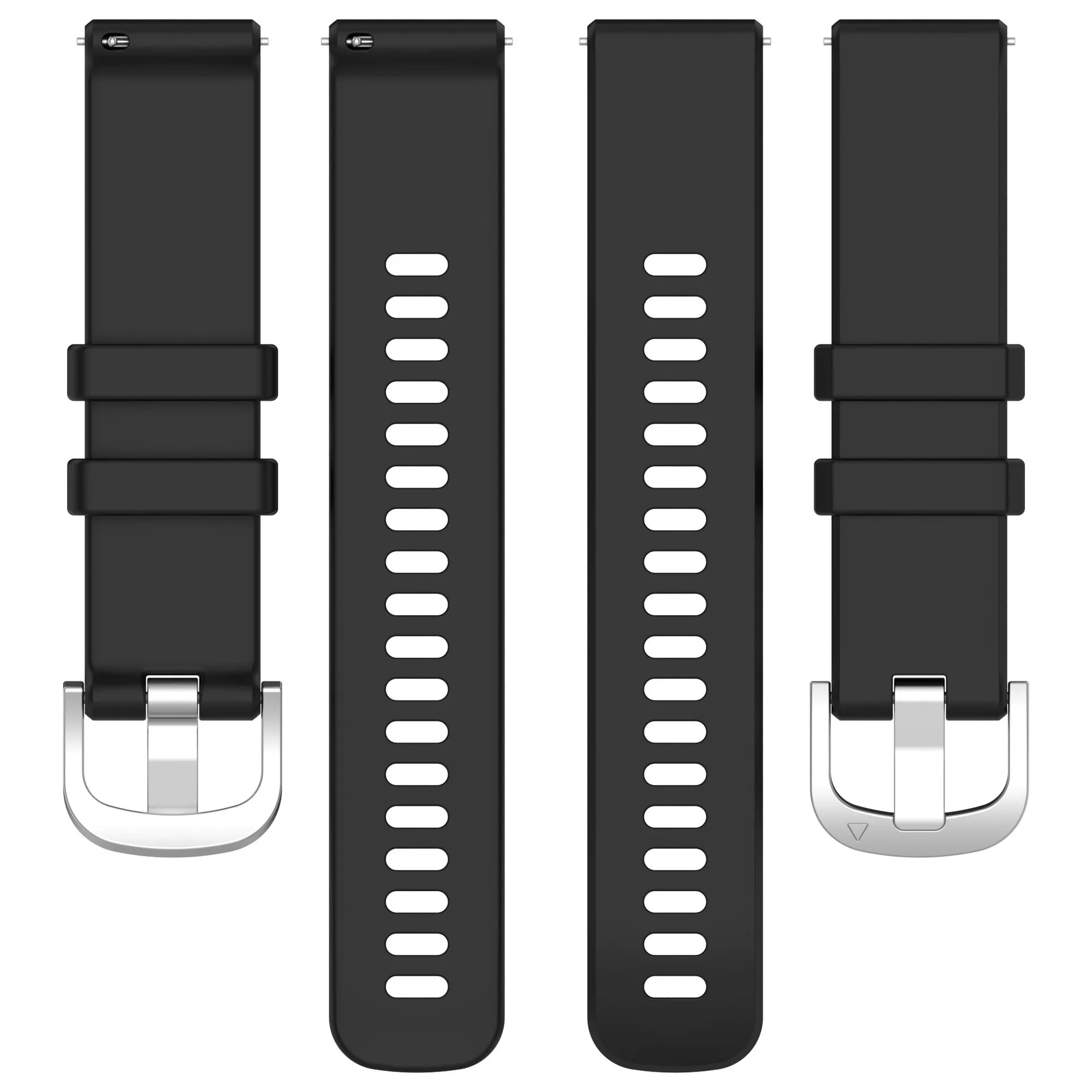 18mm 20mm 22mm Watch Straps For Garmin Venu 3/3s/2/2s Silicone Watchbands Strap For Garmin Vivoactive 3/4/4s/Forerunner 245 Band