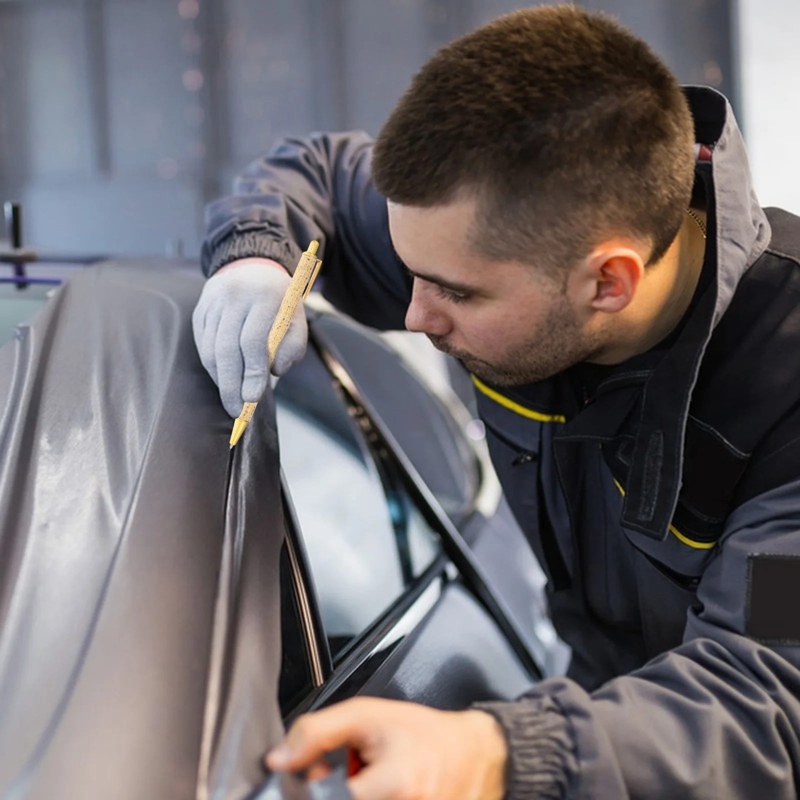 

Practical Air Bubble Removal Pen Craft Weeding Tool Car Sticker Application Aluminium Alloy Compact Lightweight