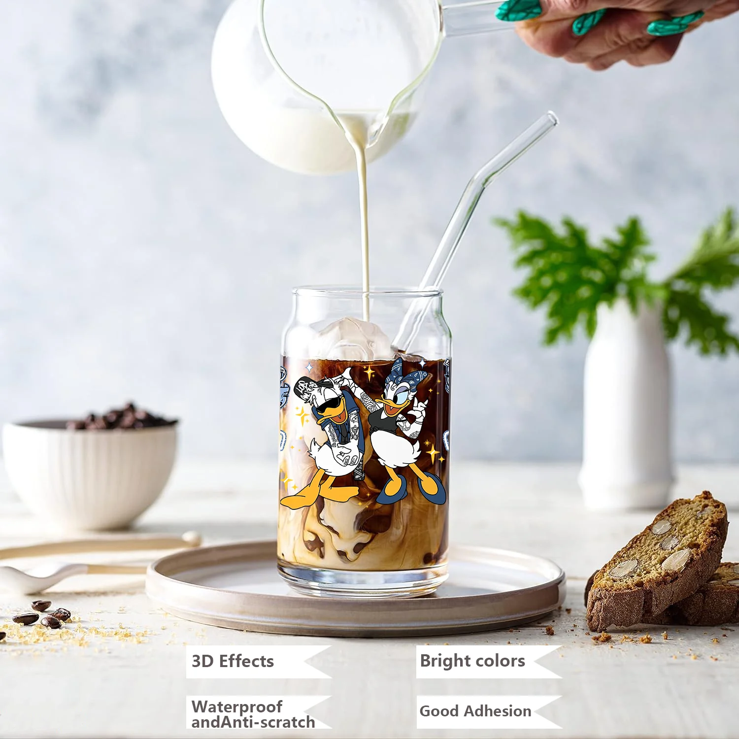 عيد الحب ميكي XOXO سهل قشر مقاوم للماء حفلة لتقوم بها بنفسك الشارات ثلاثية الأبعاد نقل uvdtf بهلوان ملصقات الختم 16 أوقية الأشعة فوق البنفسجية dtf كوب يلتف