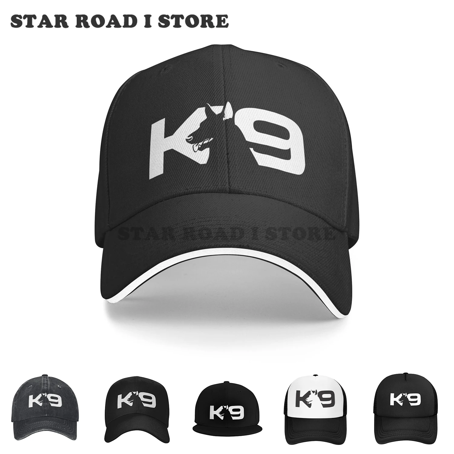 

Summer New Arrival Malinois Baseball Cap Men Hats Women Visor Protection Snapback K-9 Unit Police Dog Caps for Unisex