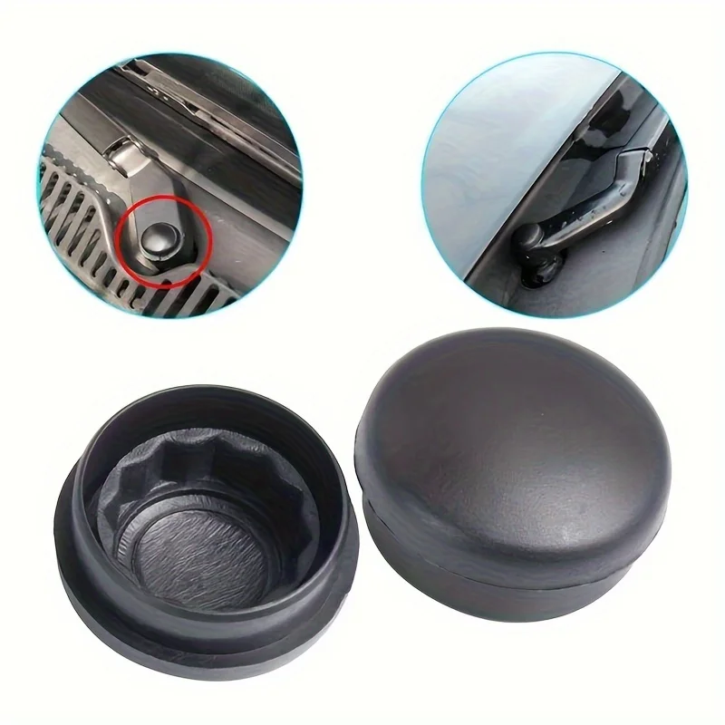 

Car Windshield Windscreen Washer Wiper Arm Nut Cover Cap For Audi Front Wiper Arm Nut Cover Repair Replacement Car Accessories