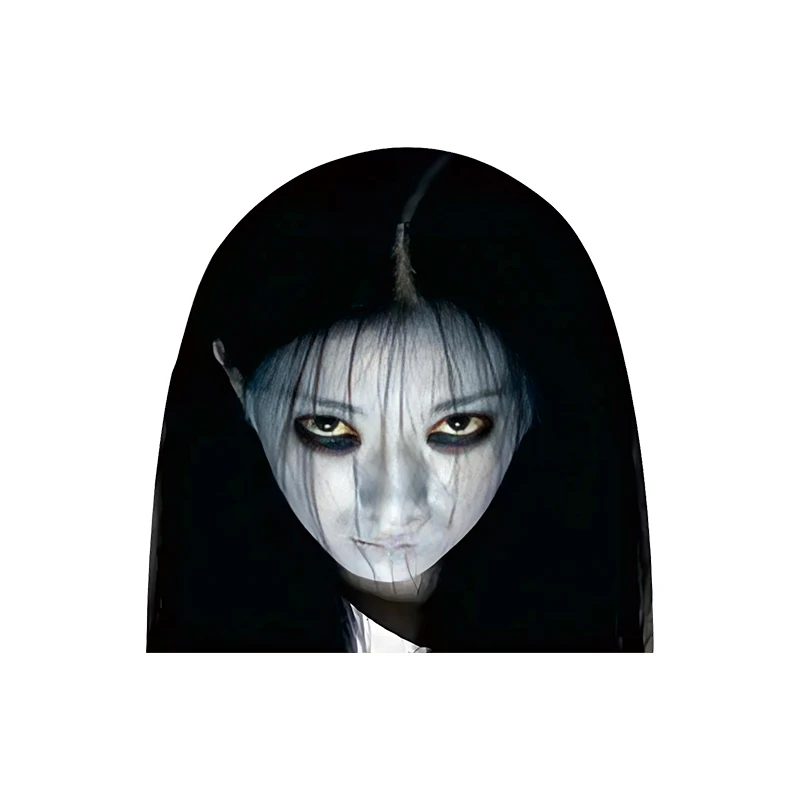 

Stickers Car Styling Horror Ghost Face Car Rear Window Sticker Creative Decal Decor Night High Light Beam Warning Reflective