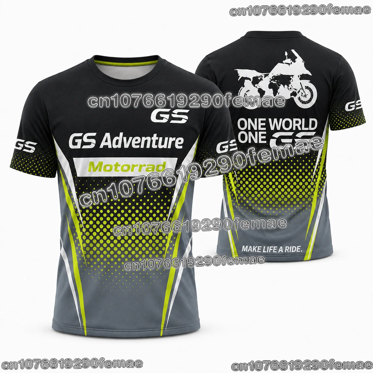 GS Adventure Motorcycle Biker Jersey 2027 Summer Men Short Sleeve T Shirt Breathable Quick Dry Outdoor Riding Sportswear
