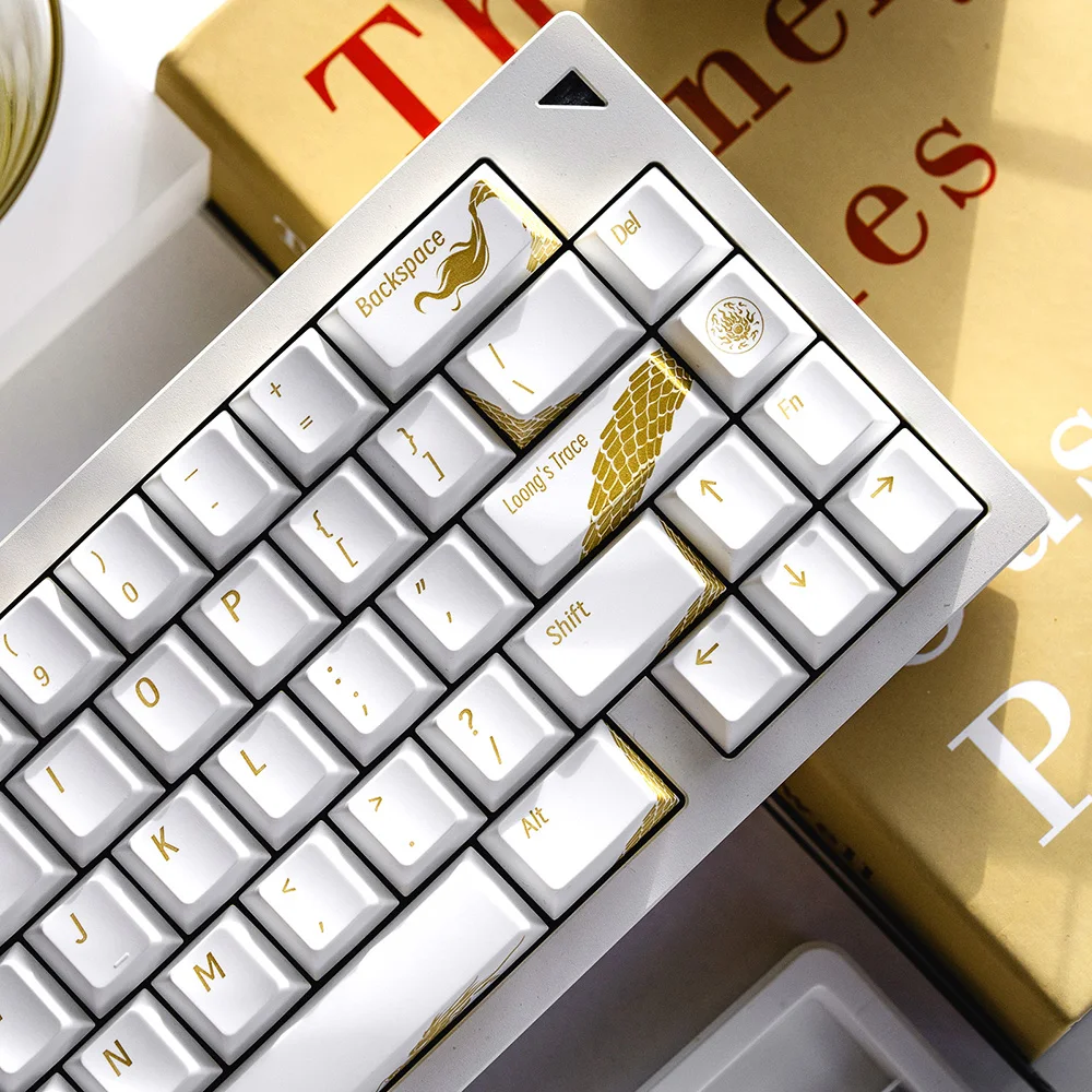 

Dragon Shadow Keycap Set 155key PBT Custom Minimalist Keyboard Cap Cherry Profile KeyCap for Mechanical Keyboard Accessories