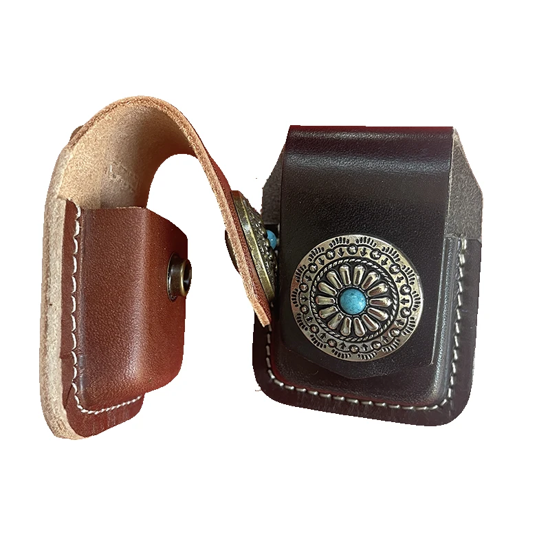 Handmade Leather Sheath for Lighter Vintage Genuine Leather Case for ZORRO Lighter Premium Protection Stylish Lighter Box
