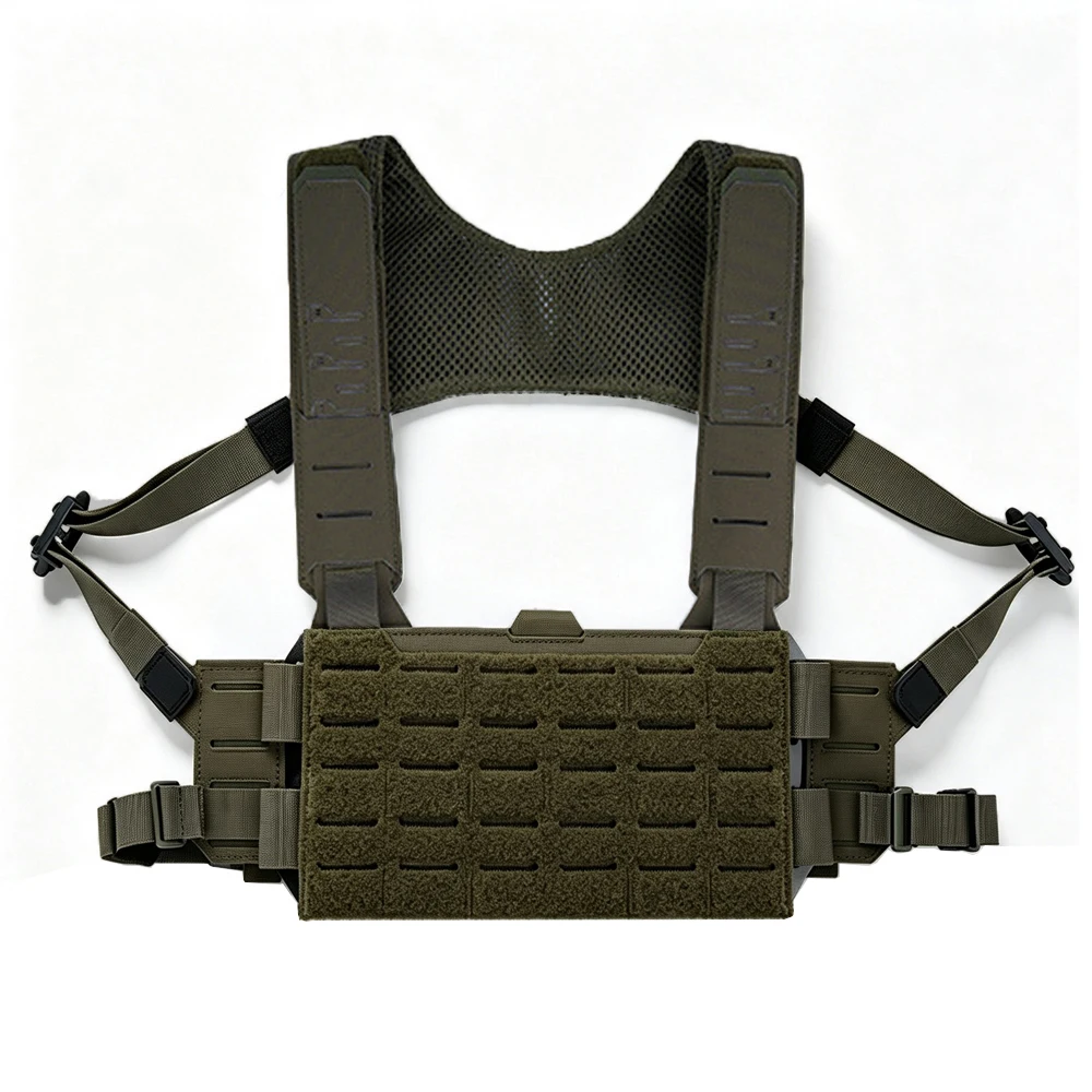 Tactical Modular Chest Rig Scalable Design HX Harness MOLLE Front Panel Outdoor Hunting  Shooting Airsoft Vest Chest Rig Gear