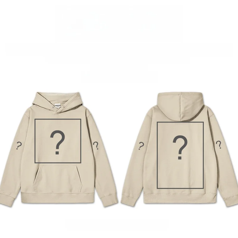 เสื้อฮู้ดดี้ออกกำลังกายผู้ชาย ลายพิมพ์กล้ามเนื้อหน้าท้อง แขนยาว สไตล์สตรีทลำลอง ไซส์ใหญ่ ผ้าผสมโพลีเอสเตอร์และคอตตอน