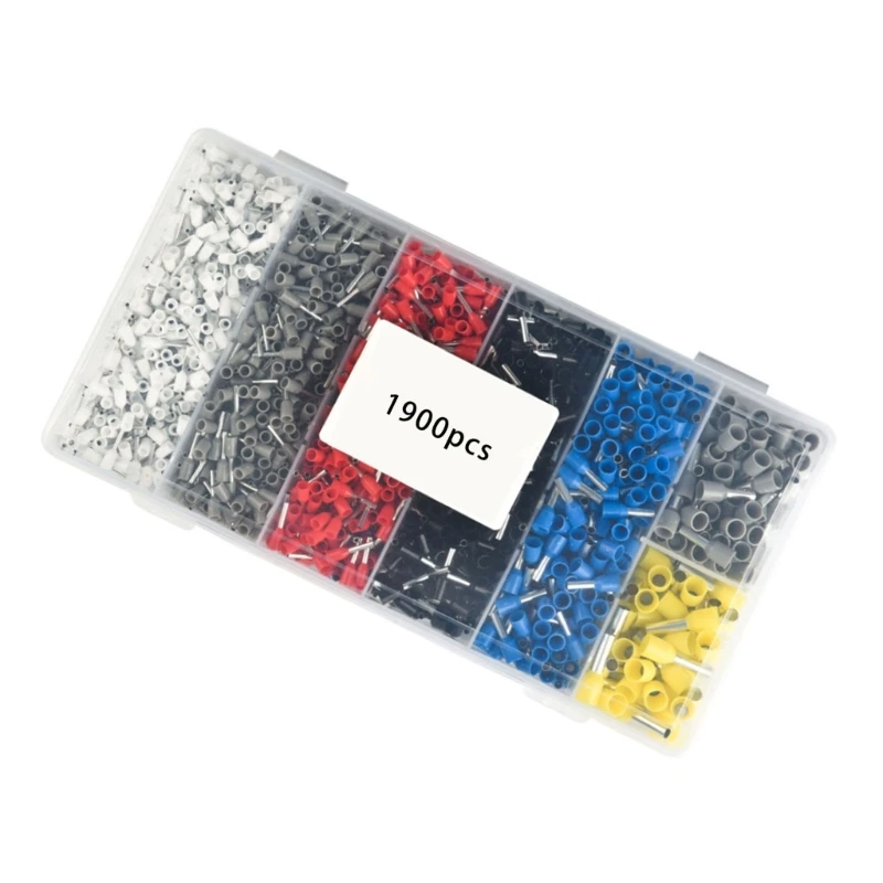 Double Wire Ferrules ชุดเทอร์มินัลสายไฟปลายขั้วต่อ Twin Ferrule Connectors Drop shipping