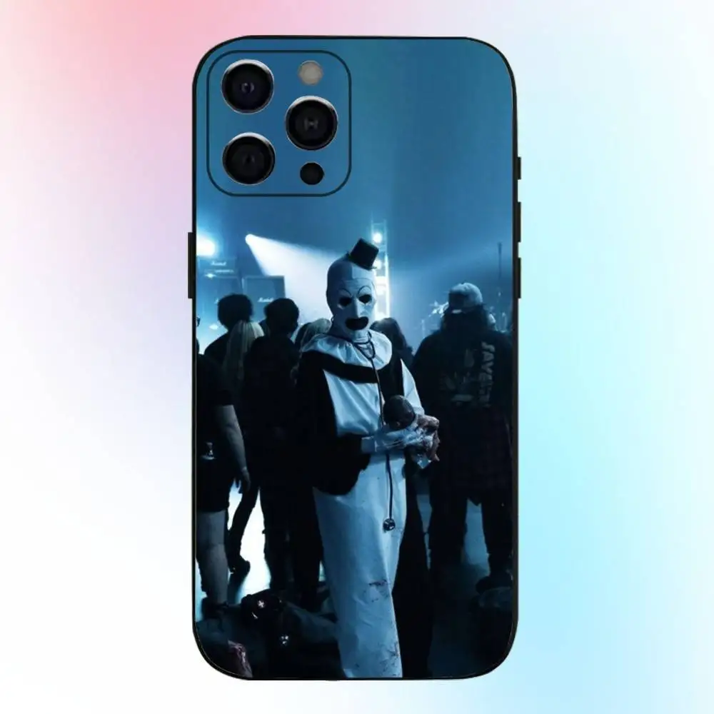 Art the Clown horse T-Terrifier Phone Case For iPhone17,16,15,14,13,12,11 Plus,Pro Max Soft Black Cover