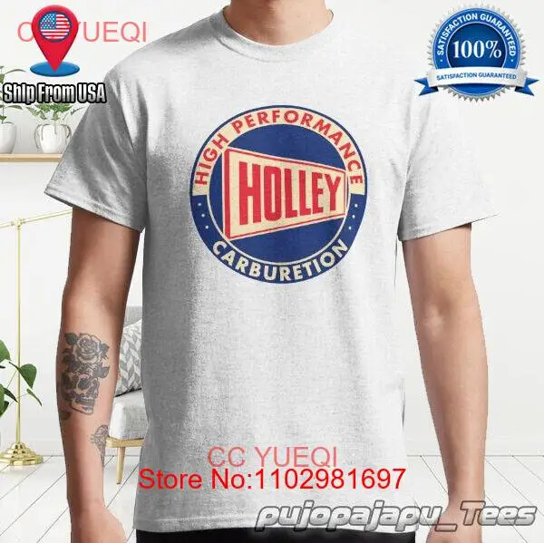 NEW Holley Carburetors Classic American Funny Logo Men's TShirt SIZE S-5XL