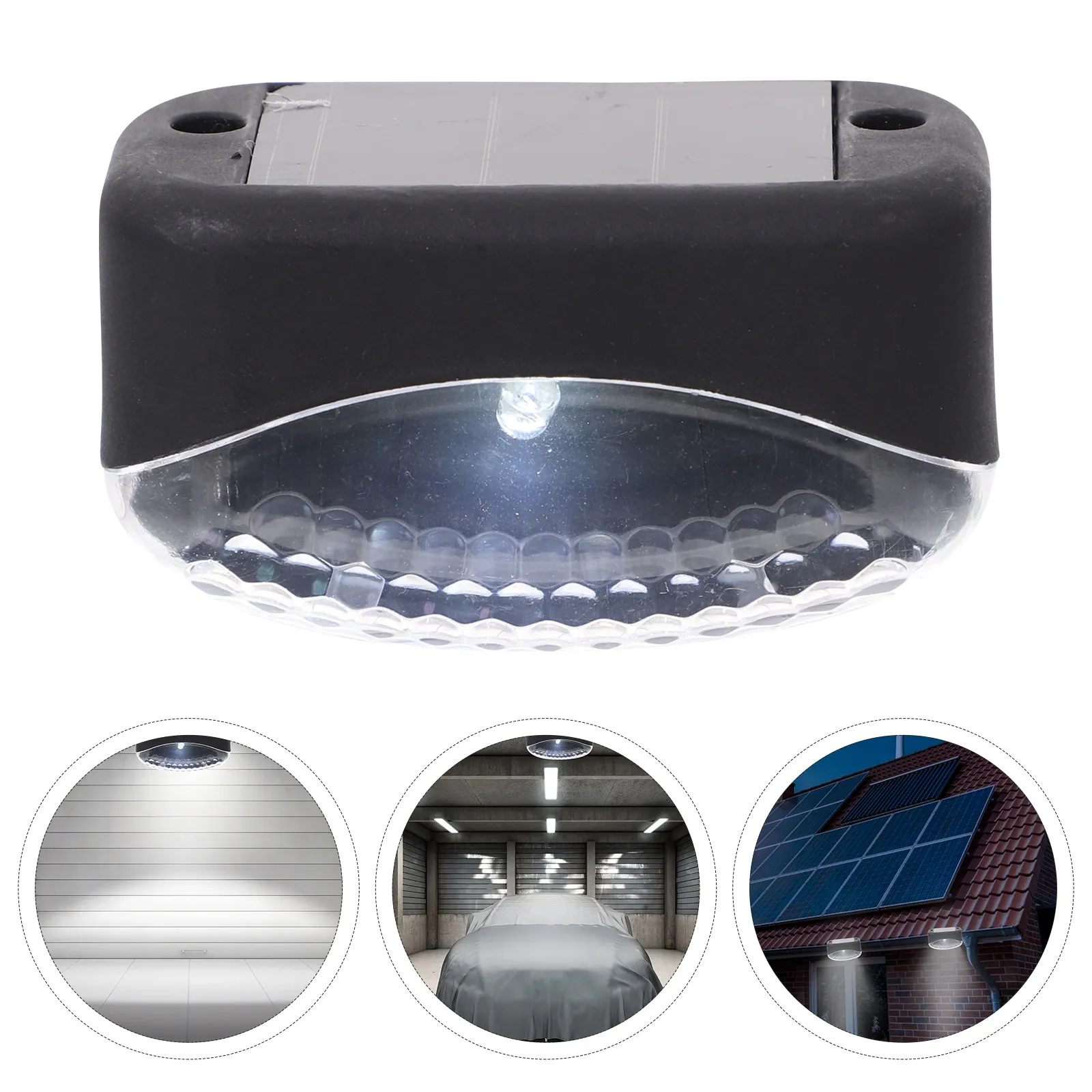 

Комплект из 4 солнечных светильников для террасы и лестниц, уличные светодиодные водонепроницаемые фонари для газона, ограждений и подъездных путей