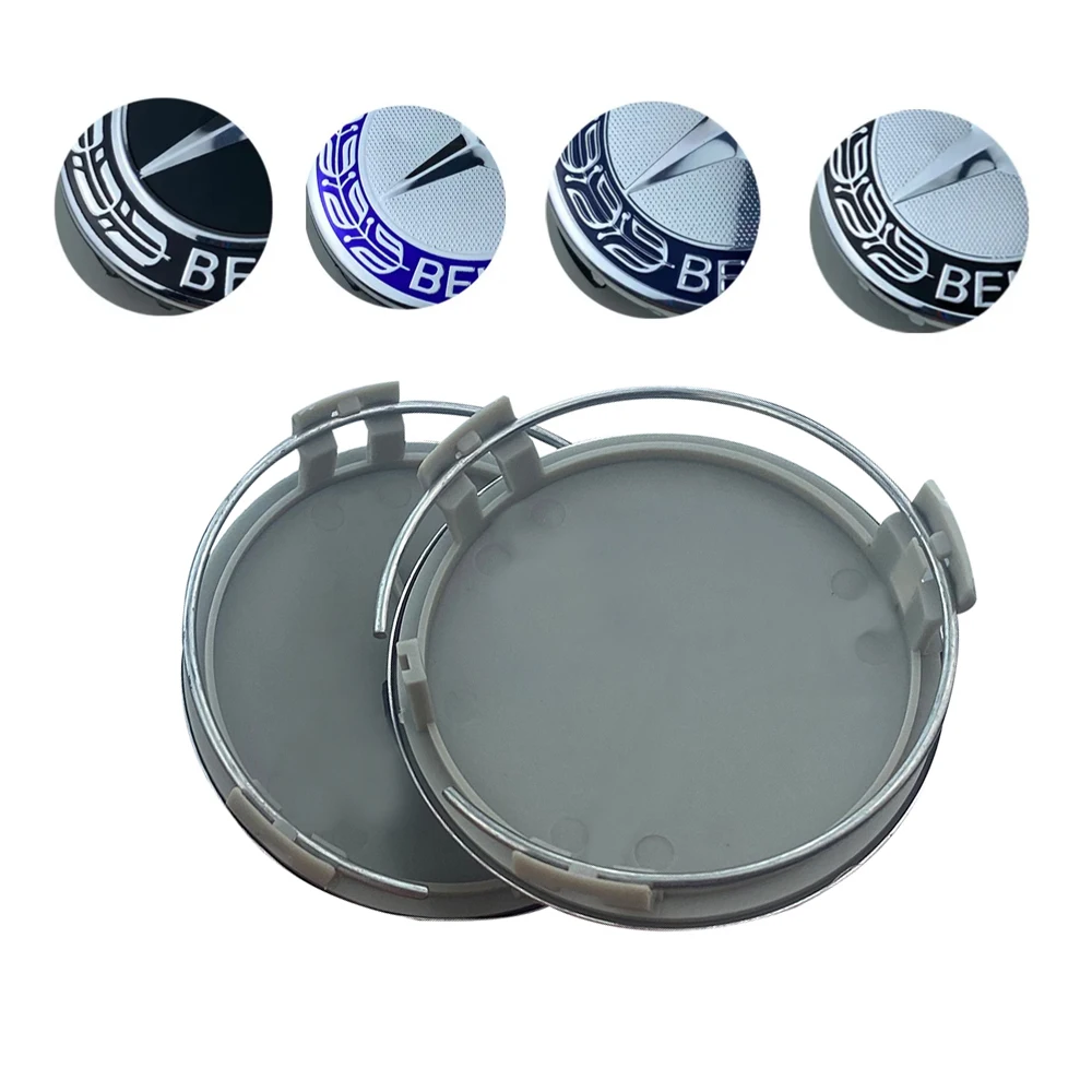 Centre de roue de voiture avec Logo, 75mm, 4 pièces, capuchon de moyeu pour Mercedes Benz W211 W205 W213 W203 C218 A207 CLA CLS classe E, accessoires