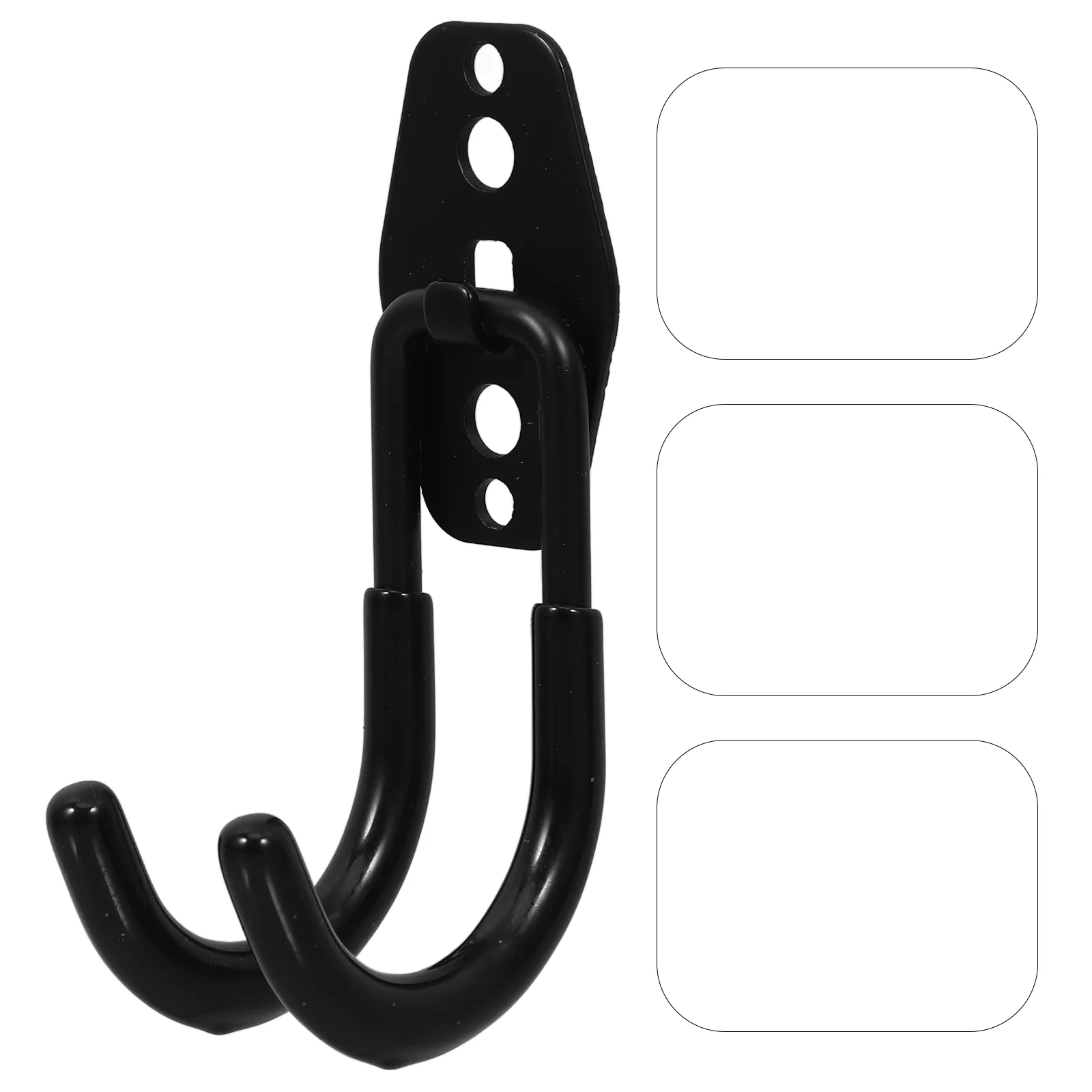 Freestanding Hook up Heavy Duty Clothes Rack Gardening Black Hanging Hose Wall Mount