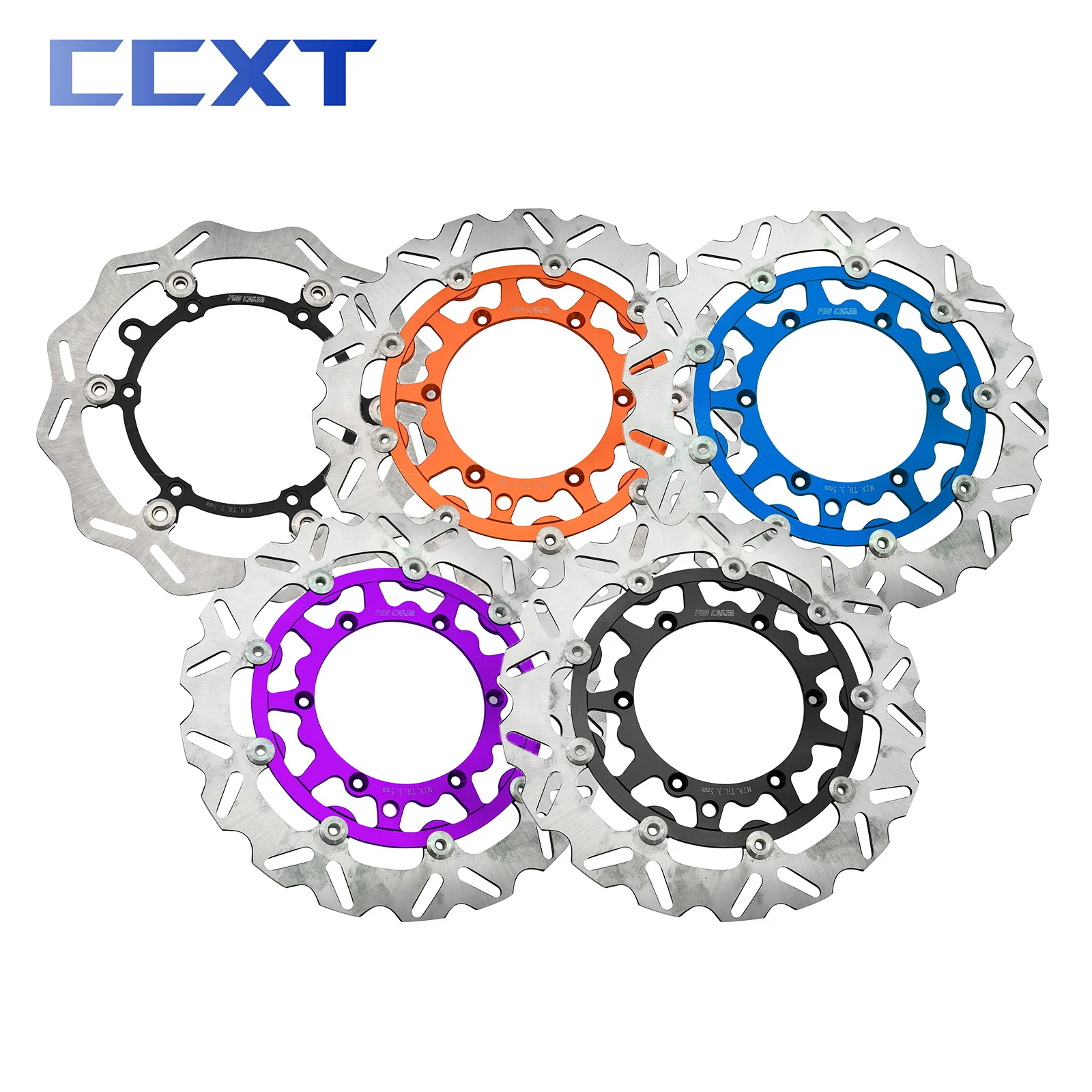 Motorcycle 320MM 260MM Front Brake Discs Rotors Brake Caliper Adaptor Bracket For KTM XC XCF XCW SX SXF EXC EXCF TPI Six Days